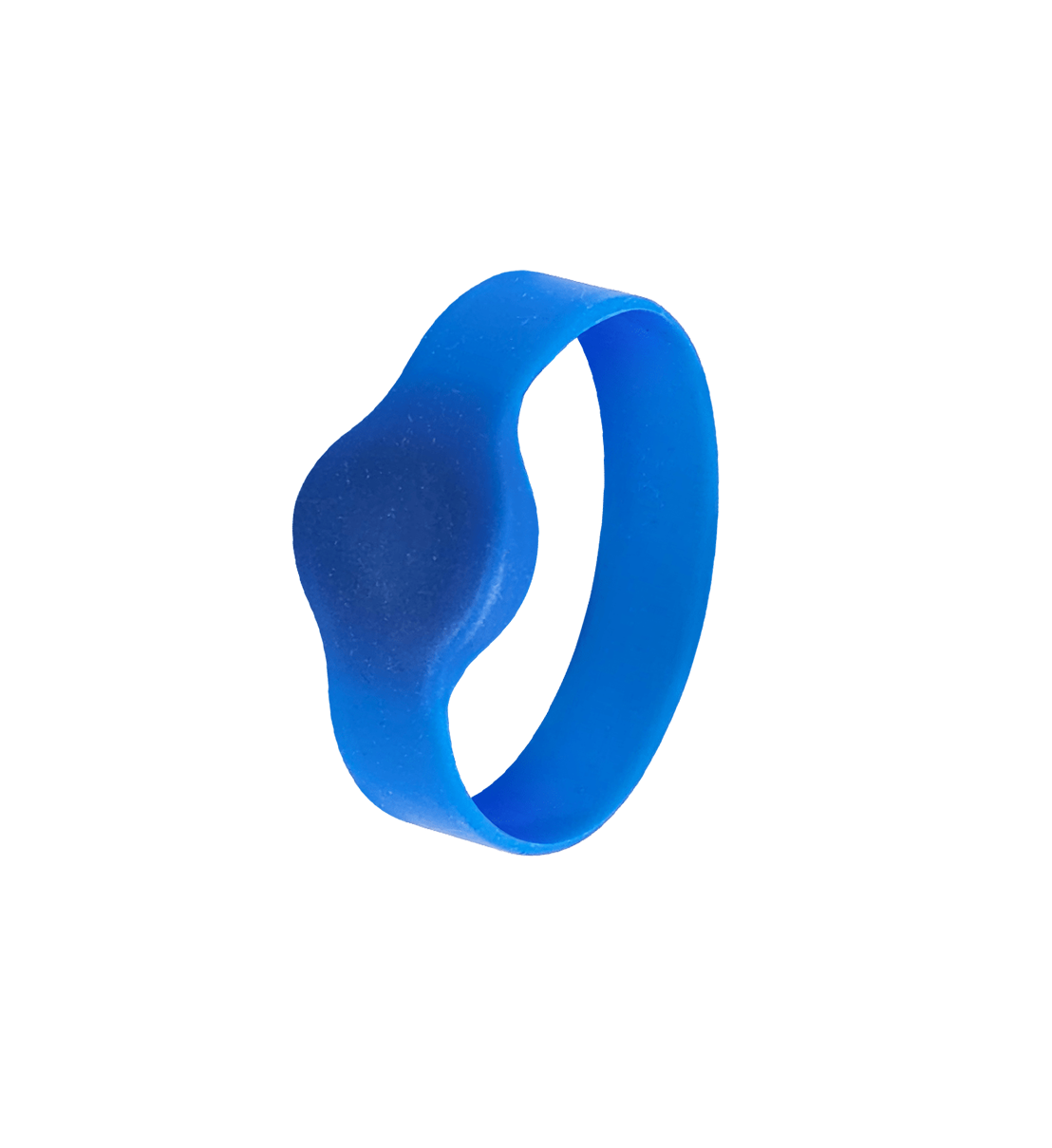 RFID wristband 125 kHz light blue silicone watch