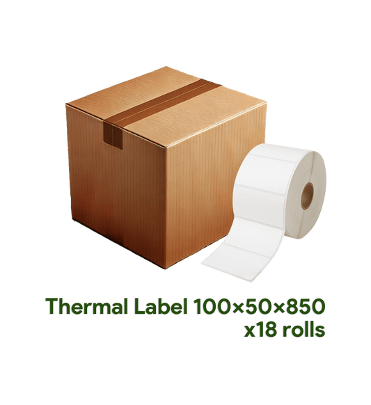 100x50x850 Thermal Direct Label (18 Rolls / Carton)