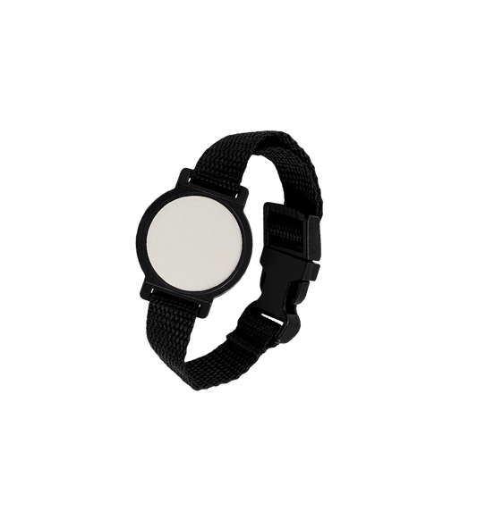 RFID wristband black buckle watch