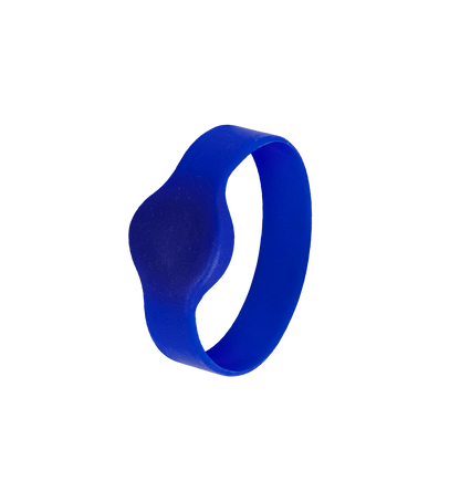 RFID wristband 125 kHz dark blue silicone watch