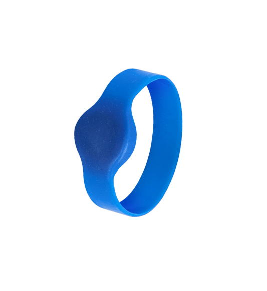 RFID wristband 125 kHz light blue silicone watch