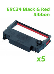 Printer Ribbon - Black & Red - Box of 5
